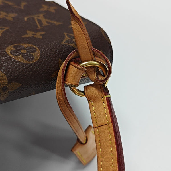 CLUNY BB Monogram Coated Canvas Brown
