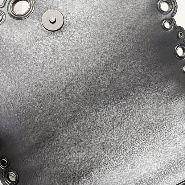 Lambskin Shoulder Bag Gray