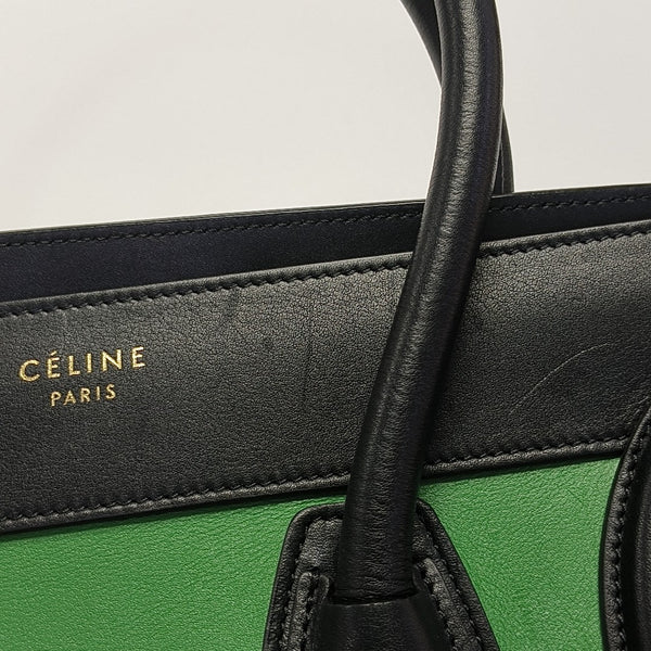 LUGGAGE Micro Calfskin Green