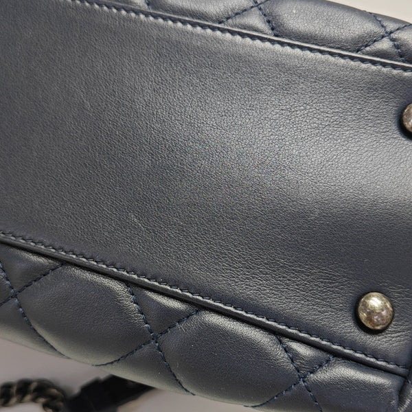 PORTOBELLO Quilted Calfskin Blue