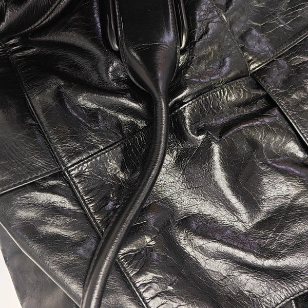 Arco Large Calfskin Black