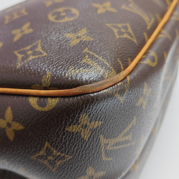 REPORTER Monogram Coated Canvas Brown