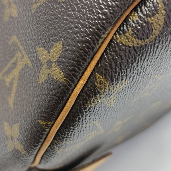 SPEEDY 30 Monogram Coated Canvas Brown