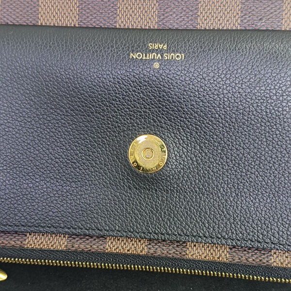 VAVIN Damier Ebene Coated Canvas Brown