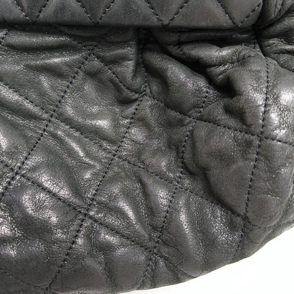IRIDESCENT Quilted Calfskin Green