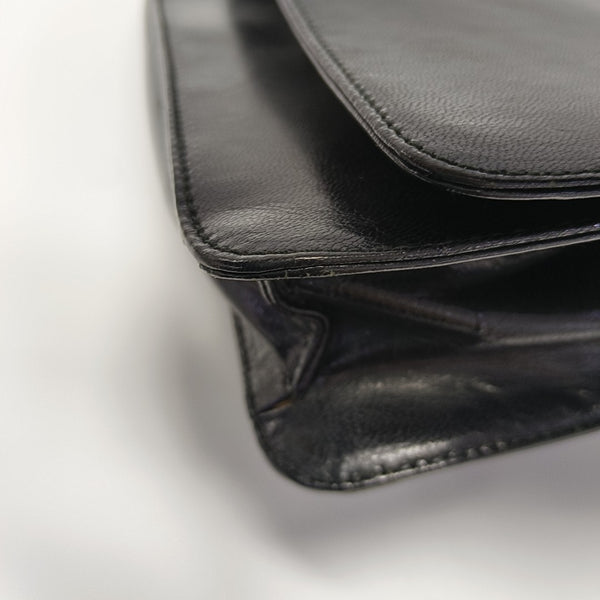 Calfskin Shoulder Bag Black