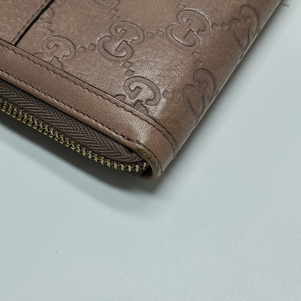 Monogram Calfskin Wallet Pink