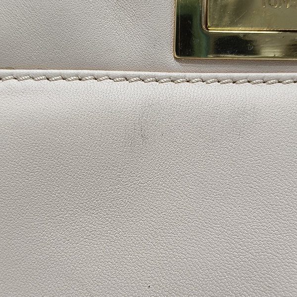 Peekaboo Mini Lambskin Beige
