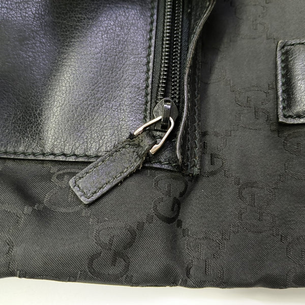 Monogram Canvas Tote Bag Black