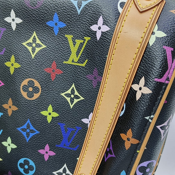LV × TM PRISCILLA Monogram Coated Canvas Black