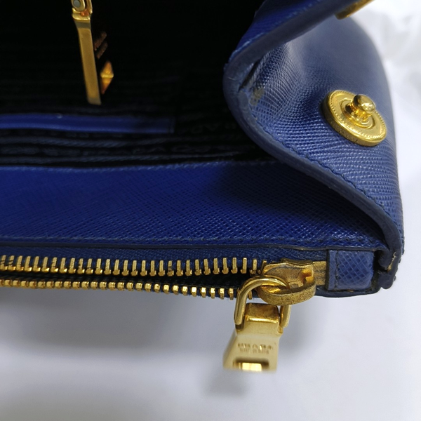 Galleria Large Calfskin Blue