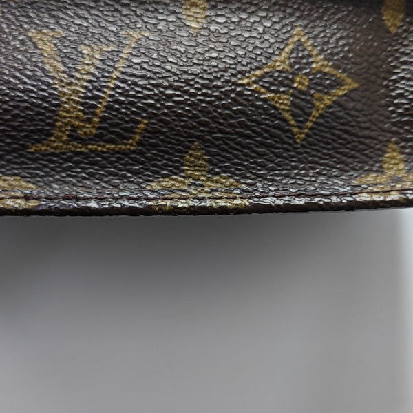 POCHETTE RABAT Monogram Coated Canvas Brown