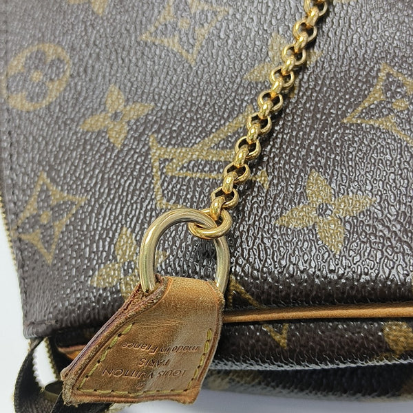 EVA Monogram Coated Canvas Brown