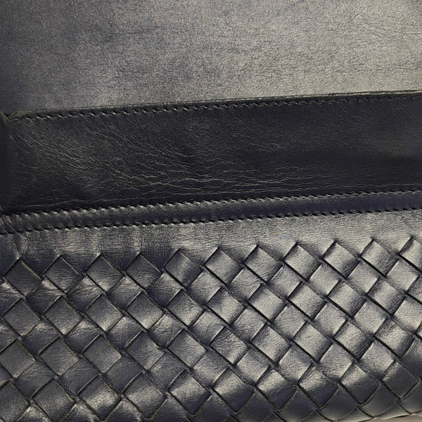 Calfskin Shoulder Bag Blue
