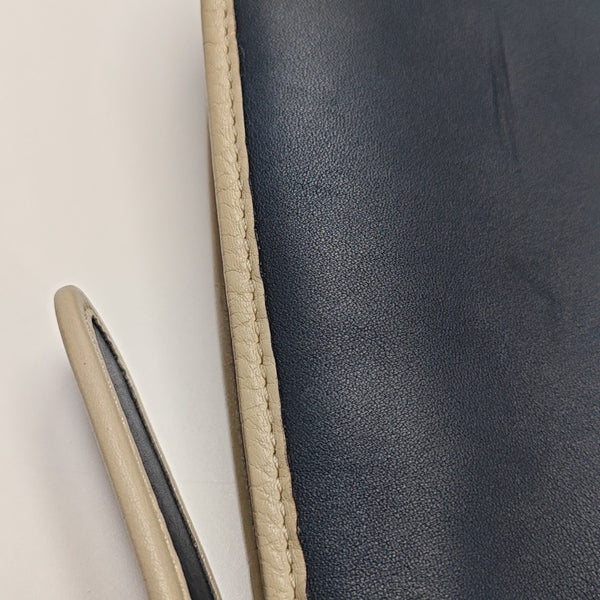 Calfskin Shoulder Bag Blue