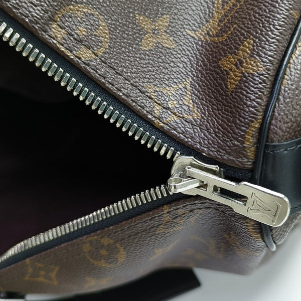 KEEPALL 45 Damier Ebene Coated Canvas Brown