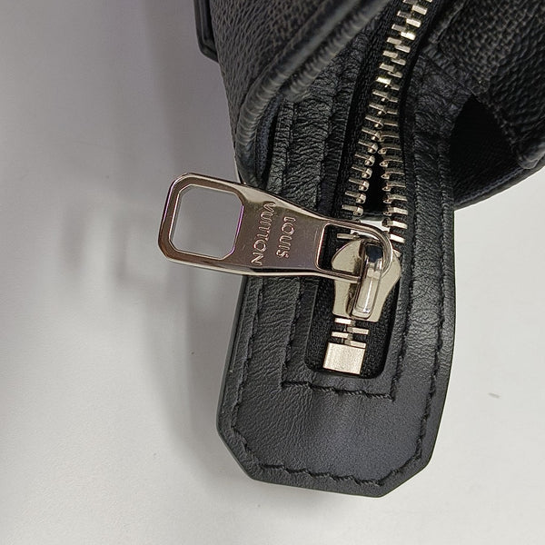 7 DAYS A WEEK Damier Graphite Coated Canvas Gray