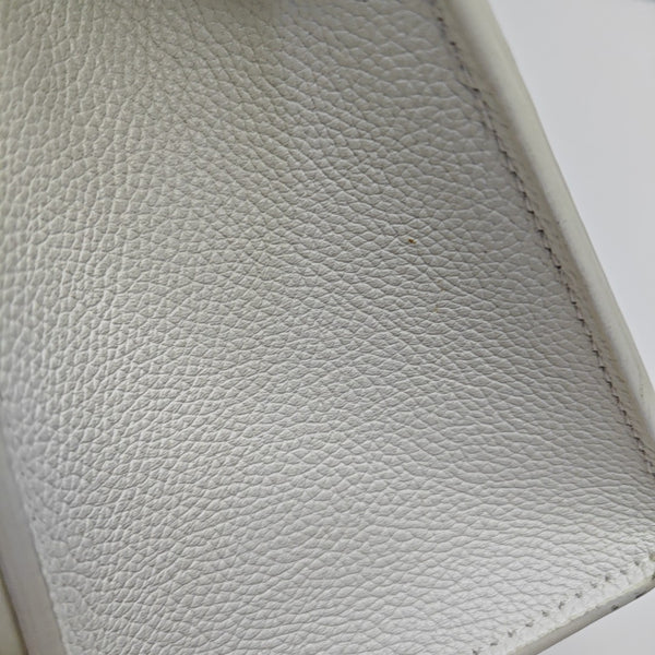 Hourglass S Calfskin White