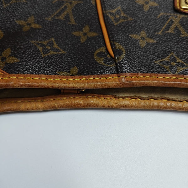 GALLIERA GM Monogram Coated Canvas Brown
