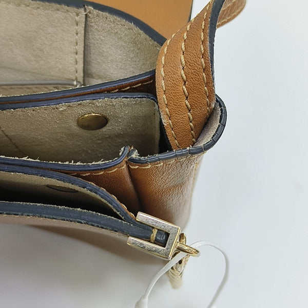Faye Small Calfskin Brown
