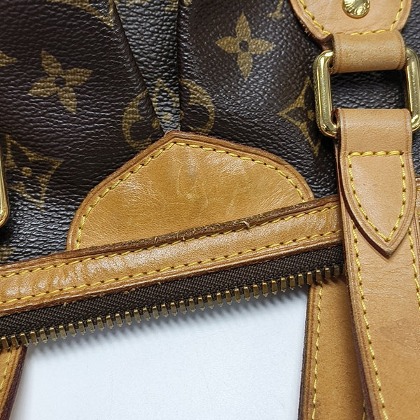 PALERMO PM Monogram Coated Canvas Brown