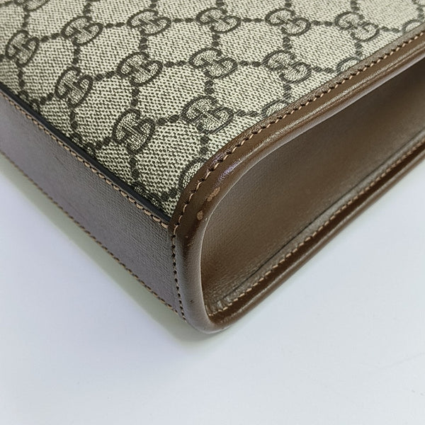 Retro Mini Monogram Coated Canvas Beige