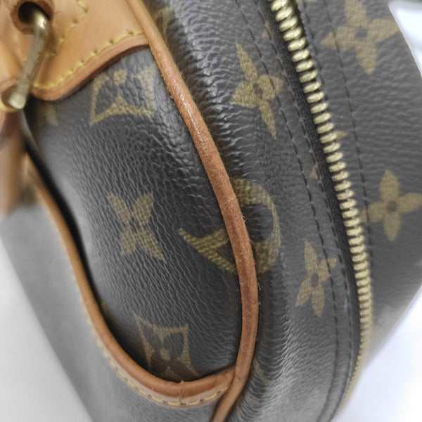 DEAUVILLE Monogram Coated Canvas Brown