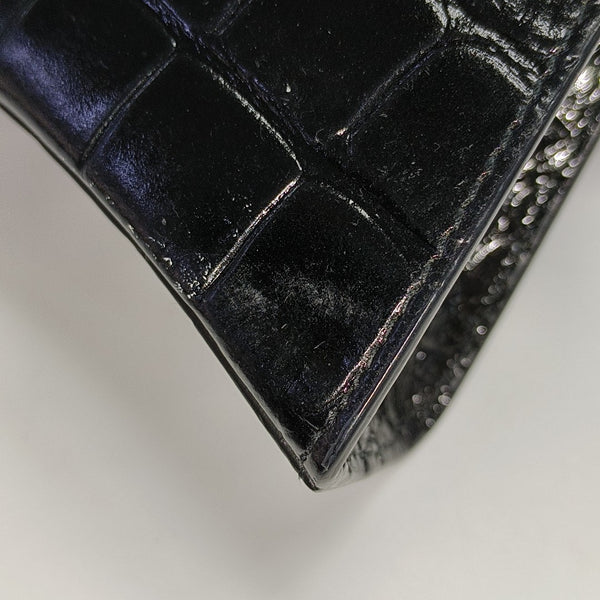 Hourglass Mini Calfskin Black