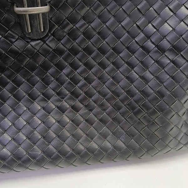 Calfskin Top Handle Bag Black