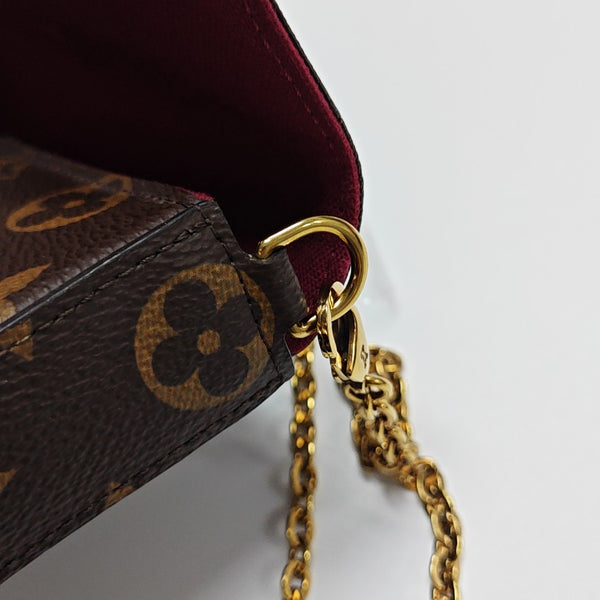 FÉLICIE Monogram Coated Canvas Brown