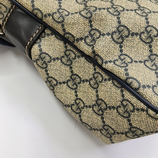 GG Supreme Monogram Coated Canvas Black