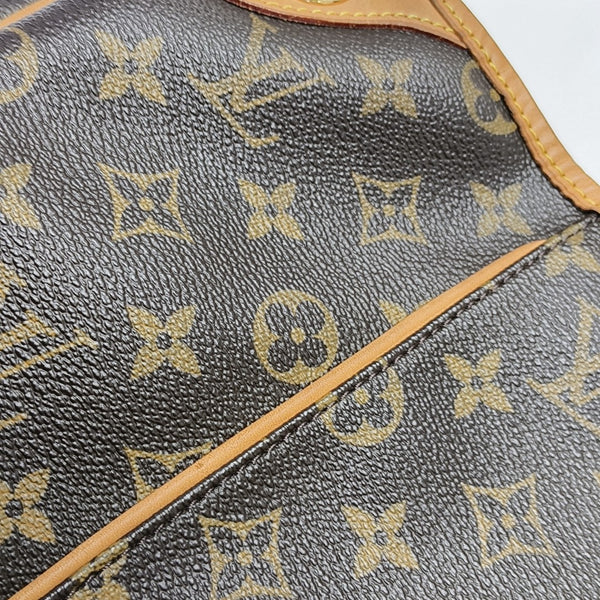 GALLIERA Monogram Coated Canvas Brown