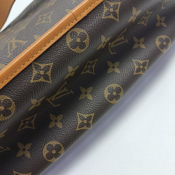 SATCHEL Monogram Coated Canvas Brown