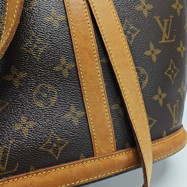 VINTAGE BABYLONE Monogram Coated Canvas Brown