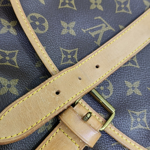 SAUMUR 35 Monogram Coated Canvas Brown