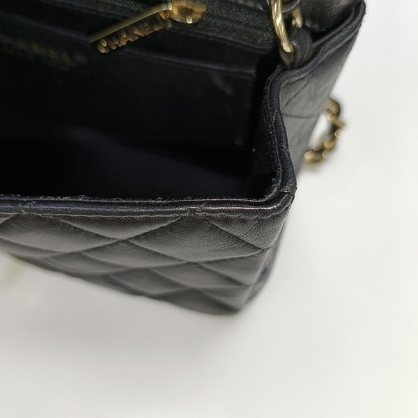 CLASSIC FLAP Mini Quilted Lambskin Black
