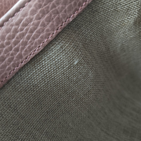 Interlocking G Large Calfskin Pink