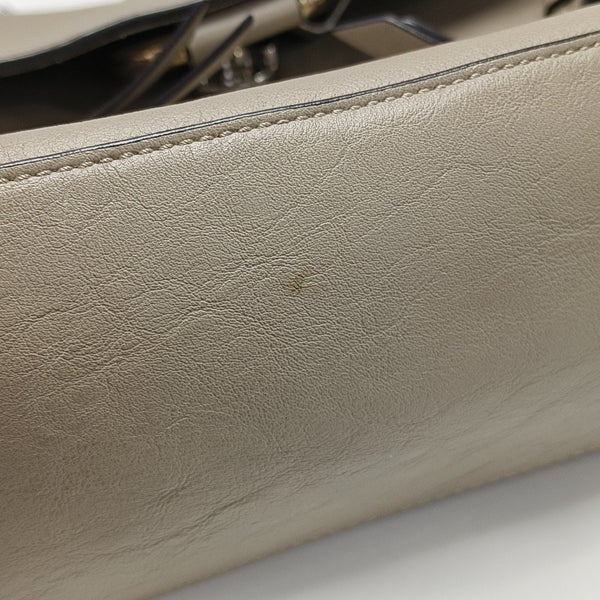 Faye Medium Calfskin Gray