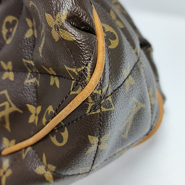 ETOILE CITY PM Monogram Coated Canvas Brown