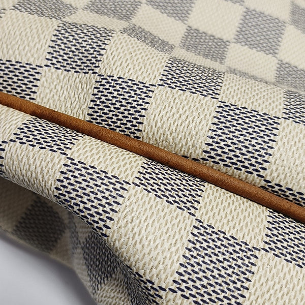 GALLIERA GM Damier Azur Coated Canvas White