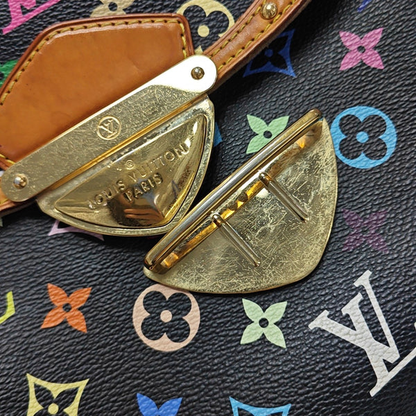 LV × TM BEVERLY MM Monogram Coated Canvas Black