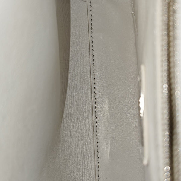 Peekaboo Mini Calfskin White