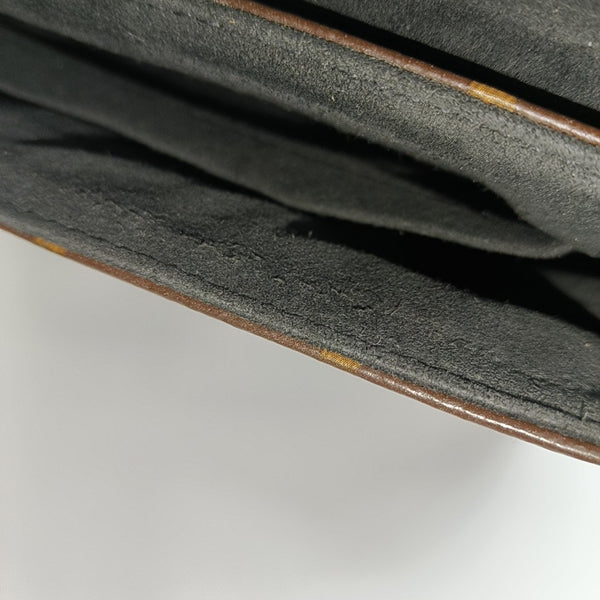LOCKY BB Monogram Coated Canvas Brown
