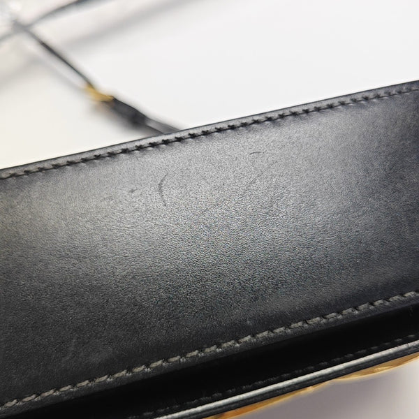 Calfskin Shoulder Bag Black