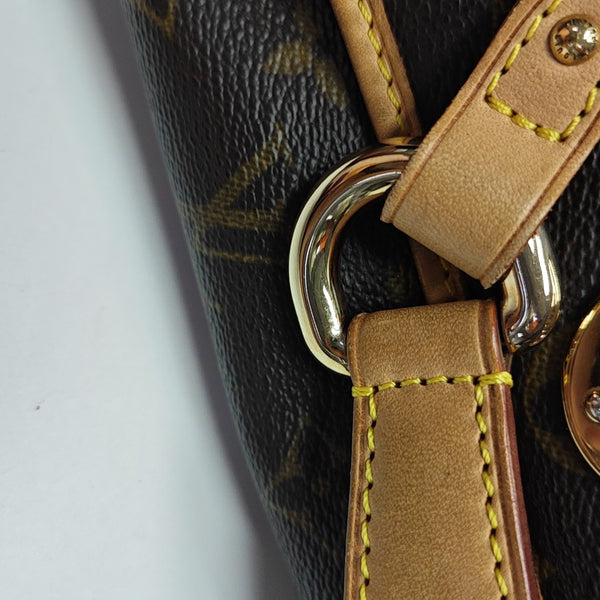 TIKAL Monogram Coated Canvas Brown