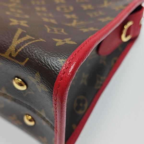 POPINCOURT PM Monogram Coated Canvas Brown