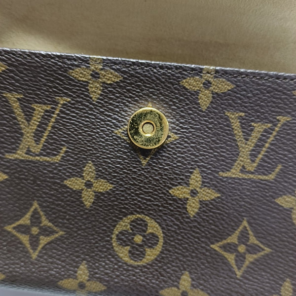 FLORENTINE Monogram Coated Canvas Brown