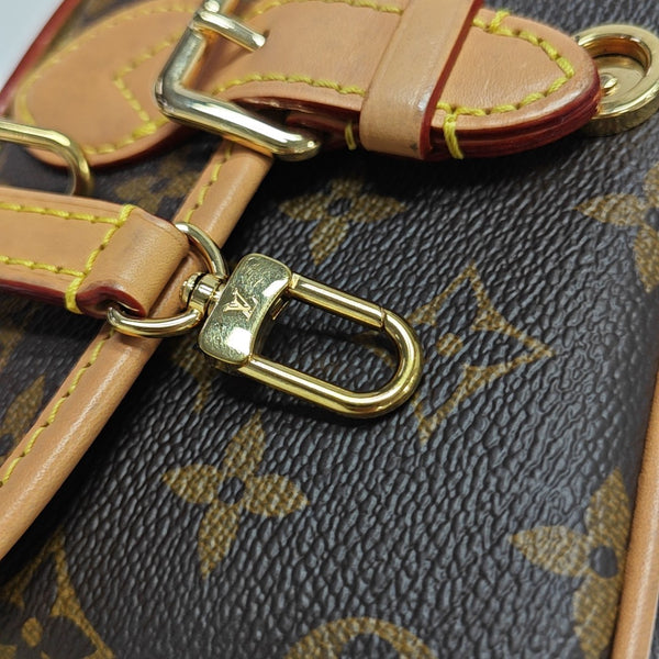DIANE Nano Monogram Coated Canvas Brown