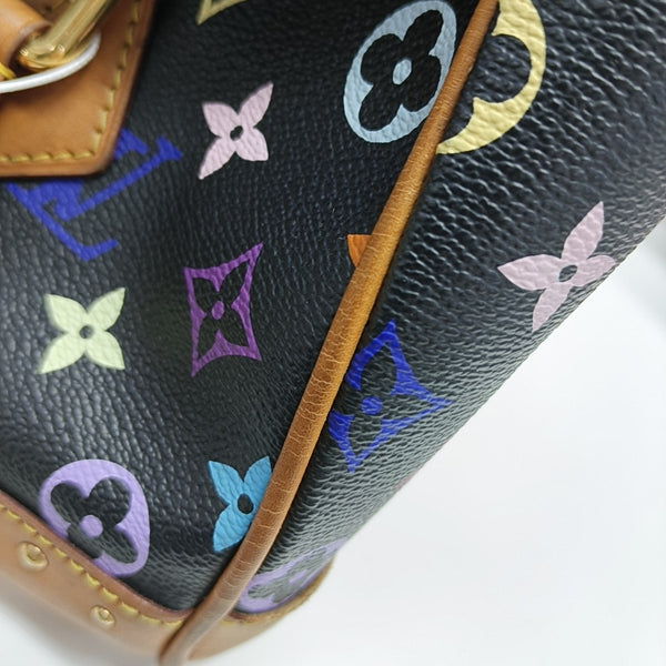 LV × TM BEVERLY GM Monogram Coated Canvas Black