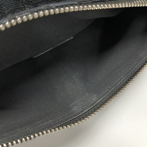 Saddle Medium Oblique Canvas Black